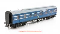 R4961 Hornby LMS Stanier D1961 Coronation Scot 57ft BFK Brake Corridor First Coach number 5052 in LMS Blue livery